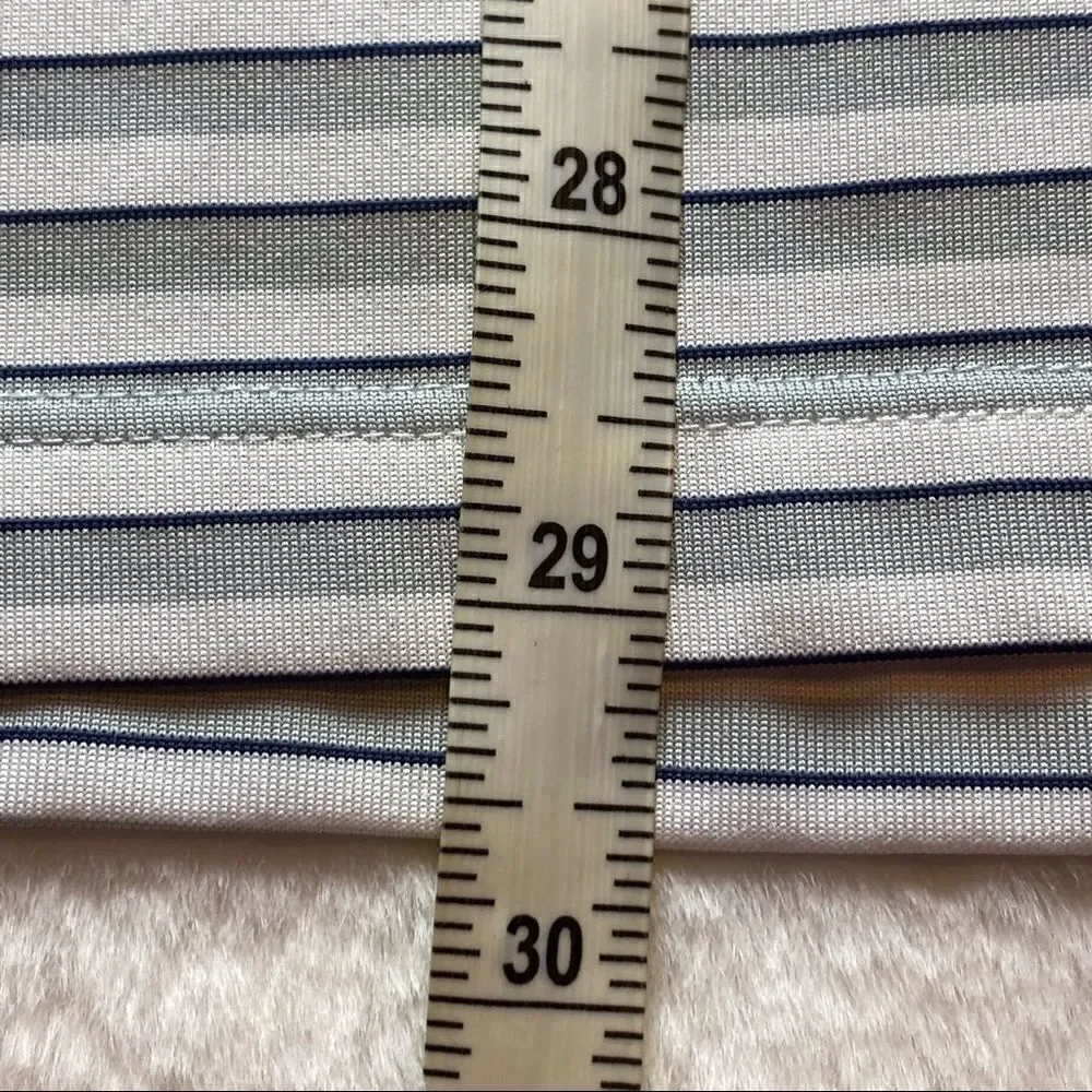Adidas Striped Polo Size Medium